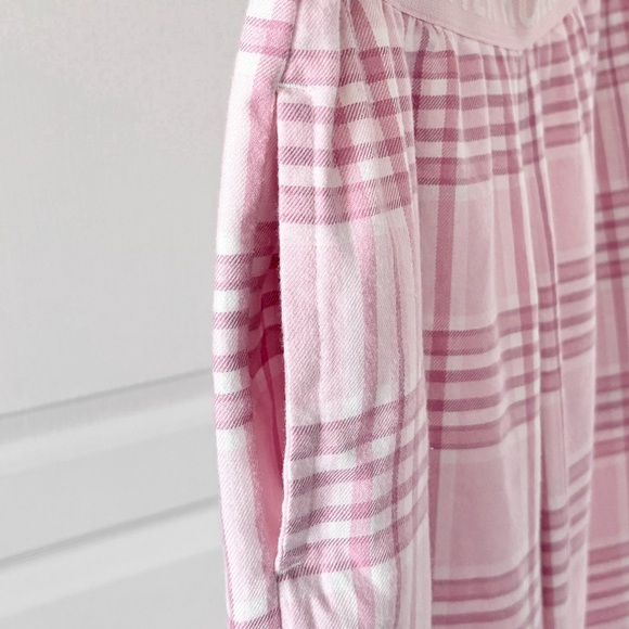 Hollister 24/7 Baggy Flannel Pajama Pants Pink Plaid NWOT - Picture 7 of 12
